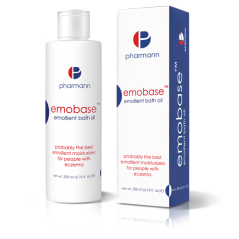 PHARMANN EMOBASE™ EMOLLIENT BATH OIL 1x200ml– umirujući i njegujući uljni dodatak za kupku i tuširanje za suhu, vrlo suhu i alergijama sklonom kožu
