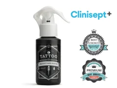 CLINISEPT SKNWORKS AFTER TATTOO 1x100 ml – profeisonalna njega prije, tijekom i nakon tetoviranja, umiruje kožu, ublažuje bol i pruža maksimalnu antibakterijsku zaštitu