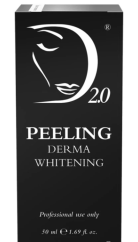 DERMA 2.0 WHITENING PEELING 1x50 ml - profesionalni depigmentacijski kemijski piling s ciljem poboljšanja tena, smanjenja tamnih mrlja, melazme i hiperpigmentacije