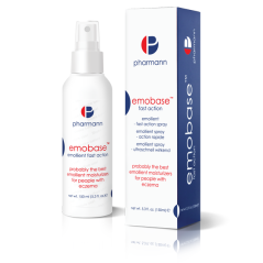 PHARMANN EMOBASE™ FAST ACTION SPRAY 1x150ml– jedinstveni emolijent u spreju za trenutno olakšanje suhe, ispucale i zatezane kože
