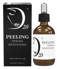 DERMA 2.0 WHITENING PEELING 1x50 ml - profesionalni depigmentacijski kemijski piling s ciljem poboljšanja tena, smanjenja tamnih mrlja, melazme i hiperpigmentacije