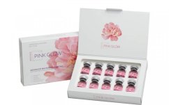 MESOHEAL® Pink Glow 10x5ml– Premium mezoterapijski koktel s 56 aktivnih sastojaka, 10 × 5 ml