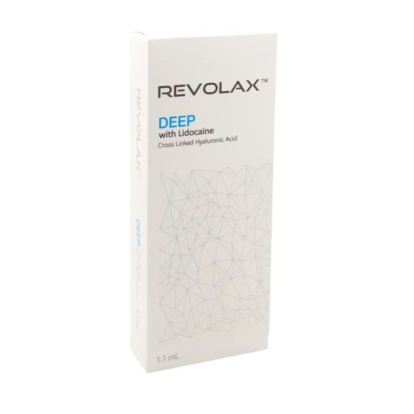 REVOLAX DEEP S LIDOKAINOM 1 × 1,1 ml — Visoko viskozni HA filer za dubinske korekcije i oblikovanje kontura