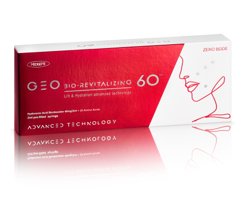 GEO BIO-REVITALIZING 60, 1x2ml – Biorevitalizator s hijaluronskom kiselinom i 20 aminokiselina za dubinsku obnovu kože