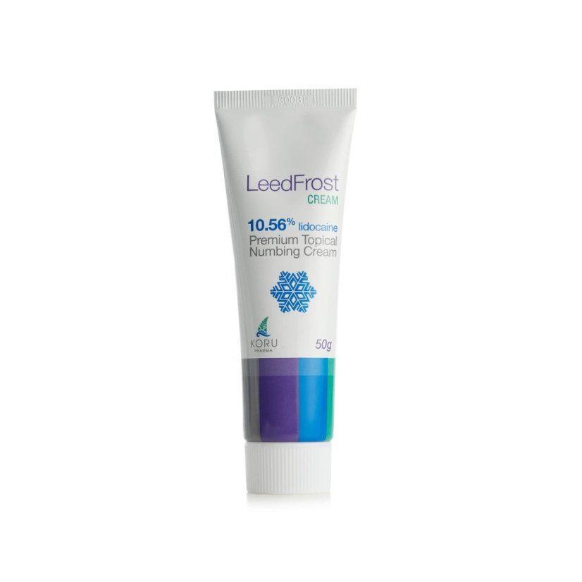 LEEDFROST KREMA 10,56 % 1x50 g– snažna topikalna profesionalna kozemtička  krema  za pripremu kože prije estetskih tretmana te za maksimalnu bezbolnost tijekom zahvata