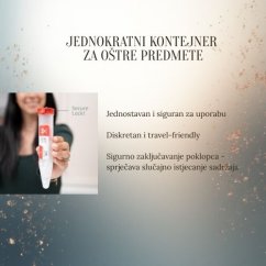 SHARP SHUTTLE JEDNOKRATNI SPREMNIK ZA OŠTRI MEDICINSKI OTPAD – SIGURNO ODLAGANJE IGALA BEZ RIZIKA , idealan kada ste na putovanju