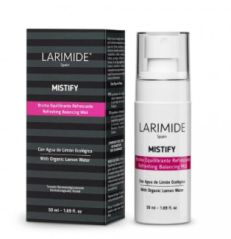 LARIMIDE  MISTIFY 50 ml – hidratantna i balansirajuća maglica za lice obogaćena organskom limunskom vodom i biljnim ekstraktima.