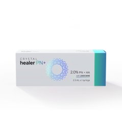 Crystal Healer PN + filer 1× 2,5 ml – napredna kožna revitalizacija s PN, HA i lidokainom 2,0 % PN