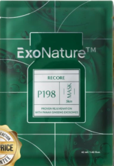 ExoNature™ P198 RECORE ExoMask + ExoSerum (42 ml) – SLOW Aging tretman s EGSOZOMIMA korejskog ginsenga, peptidima i niacinamidom - 1kom