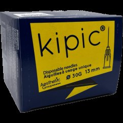 KIPIC® MICRO-INJECTION IGLE 30Gx13mm, 1x100 kom - Hipodermične igle za jednokratnu upotrebu, idealno za aplikaciju BTX, mezoterapiju i PRP