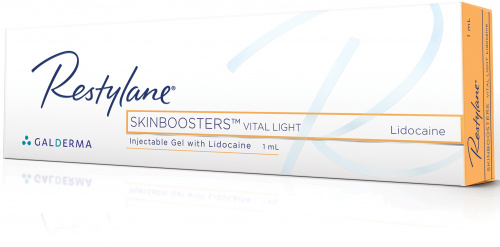 RESTYLANE VITAL LIGHT SKINBOOSTER s lidokainom 1x1ml - Hidratacija, elastičnost i mekoća za osjetljiva područja lica, vrata i dekoltea