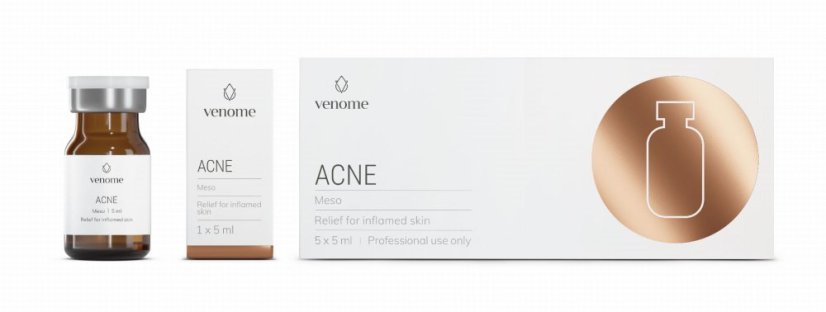 VENOME MESO ACNE 5x5ml - Profesionalna terapija za aknama sklonu i upaljenu kožu