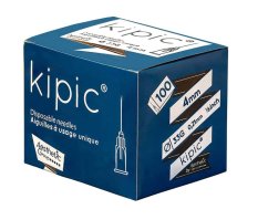 KIPIC MICRO-INJECTION IGLE 33Gx4mm, 1x100 kom - Hipodermične igle za jednokratnu upotrebu, idealno za aplikaciju BTX, mezoterapiju i PRP