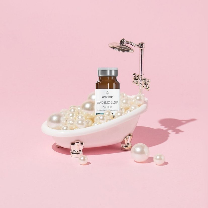 VENOME PEEL MANDELIC GLOW 40%  5x6ml - Profesionalni AHA piling za sjaj, čistoću i obnovu kože