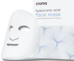 CROMA HYALURONIC ACID FACE MASK 1kom- Pomlađujuća sheet maska s hijaluronskom kiselinom