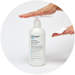 PLASTIČNI DOZATOR, bijele boje- Praktična pumpica za Clinisept+ za490ml bočicu