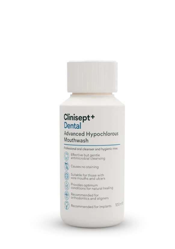 CLINISEPT+ DENTAL MOUTHWASH 1x100 ml- Savršena oralna higijena bez iritacija – ČISTI, OSVJEŽAVA I ŠTITI od štetnih bakterija