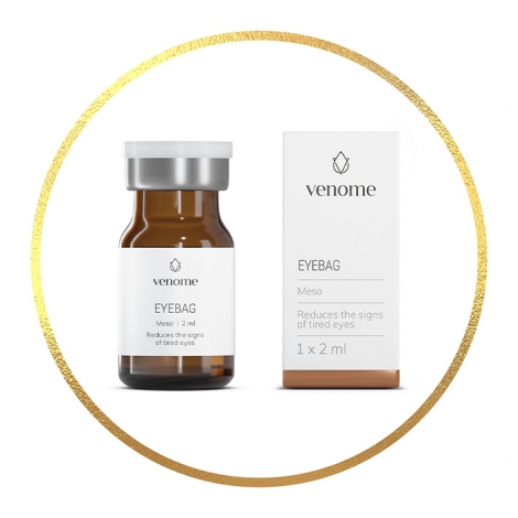 VENOME MESO EYEBAG 5x2ml-Uklonite naotečenost i tamne podočnjake uz moć Tetrapeptida-5