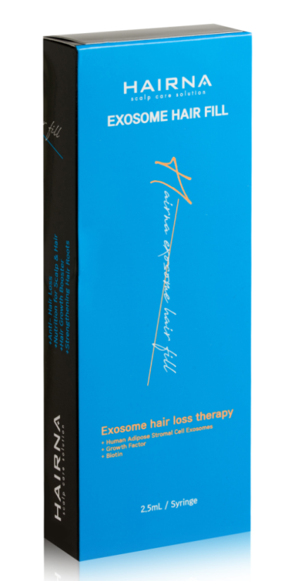 MAYPHARM HAIRNA EXOSOME HAIR FILLER 1x2.5ml – PREMIUM egzosomski filer za kosu s matičnim stanicama i peptidima