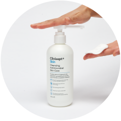 PLASTIČNI DOZATOR, bijele boje- Praktična pumpica za Clinisept+ za490ml bočicu