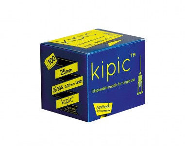 KIPIC MICRO-INJECTION IGLE 30Gx25mm, 1x100 kom - Hipodermične igle za jednokratnu upotrebu, idealno za aplikaciju BTX, mezoterapiju i PRP