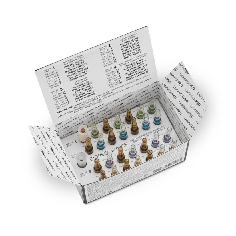 LARIMIDE BIOPEEL SHOCK, 28x2 ml — 28 dana intenzivne obnove i pomlađivanja kože