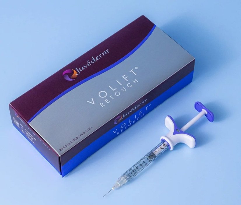 JUVÉDERM VOLIFT RETOUCH s lidokainom 2x0 55 ml - idealno za male korekcije i finiširanje rezultata