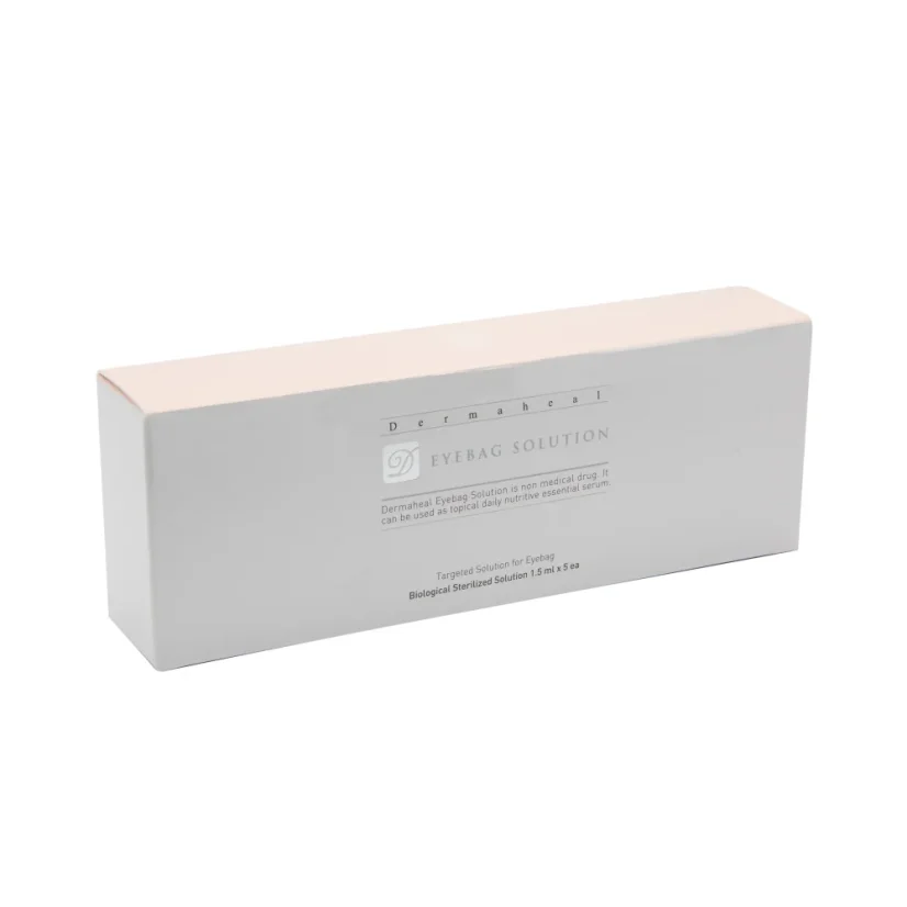 DERMAHEAL EYE BAG SOLUTION 1×1,5 ml – Intenzivan mezoterapijski booster ciljano djeluje na natečenost i “vrećice” ispod očiju, koristeći pažljivo odabrani peptidni kompleks DERMAHEAL EYE BAG SOLUTION 1×1,5 ml – Intenzivan mezoterapijski booster ciljano djeluje na natečenost i “vrećice” ispod očiju, koristeći pažljivo odabrani peptidni kompleks