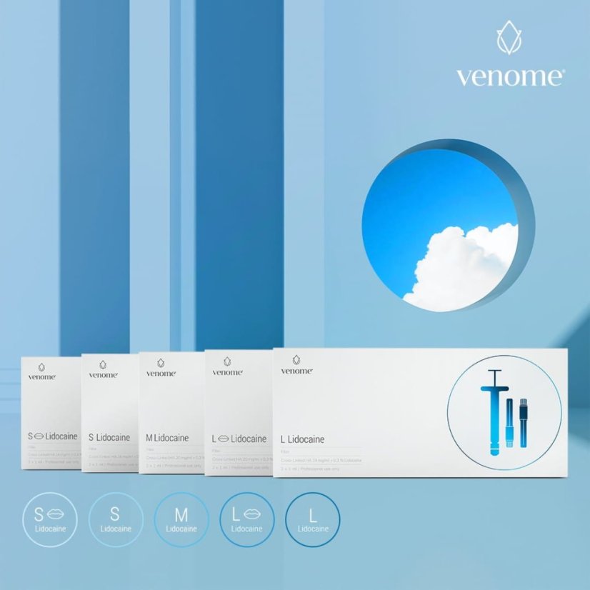 VENOME S s lidokainom 2x1ml - Precizno punjenje plitkih i finih bora te podočnjaka