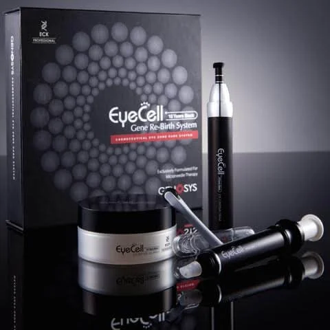 GENOSYS EYECELL KIT– profesionalna njega za područje očiju (Dermaroller + Serum + Krema + Peptidni flasteri)