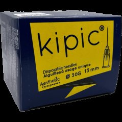 KIPIC® MICRO-INJECTION IGLE 30Gx13mm, 1x100 kom - Hipodermične igle za jednokratnu upotrebu, idealno za aplikaciju BTX, mezoterapiju i PRP